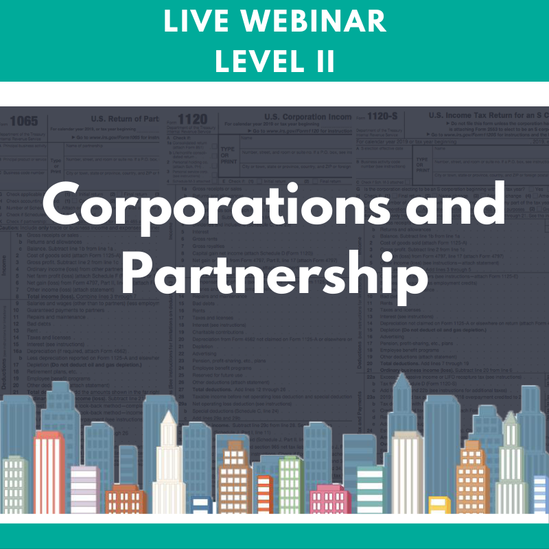 Level II: Corporations and Partnership Webinar